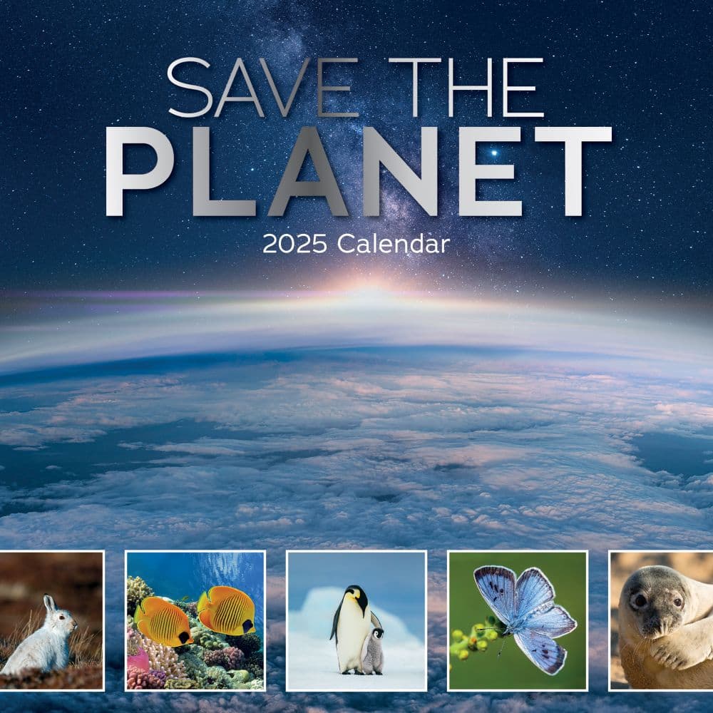 Save the Planet 2025 Wall Calendar Main Product Image width=&quot;1000&quot; height=&quot;1000&quot;
