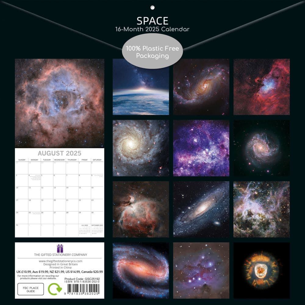 Space 2025 Wall Calendar First Alternate Image width=&quot;1000&quot; height=&quot;1000&quot;