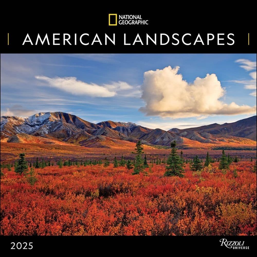 American Landscapes National Geographic 2025 Wall Calendar Main Product Image width=&quot;1000&quot; height=&quot;1000&quot;