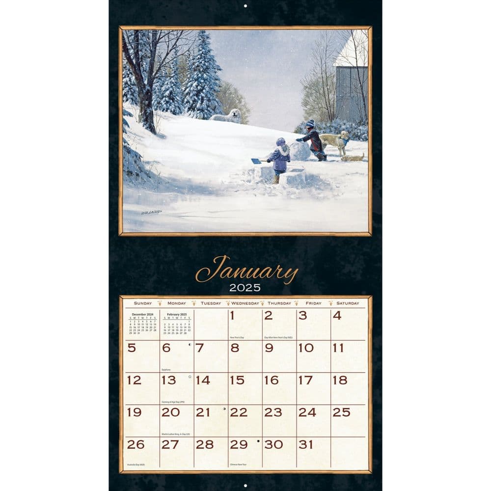 Treasured Times by D.R. Laird 2025 Wall Calendar Third Alternate Image width=&quot;1000&quot; height=&quot;1000&quot;