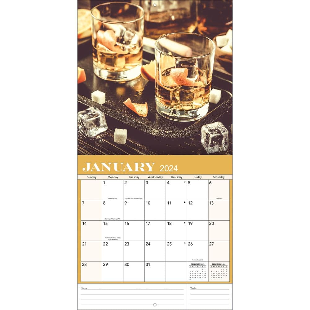 Whiskey Photo 2024 Wall Calendar Second Alternate  Image width=&quot;1000&quot; height=&quot;1000&quot;