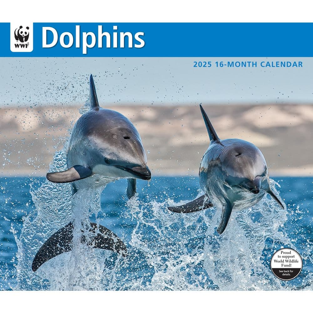 Dolphins WWF 2025 Wall Calendar Main Image