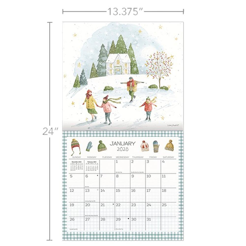 Blissful Moments by Lisa Audit 2025 Wall Calendar Third Alternate Image width=&quot;1000&quot; height=&quot;1000&quot;
