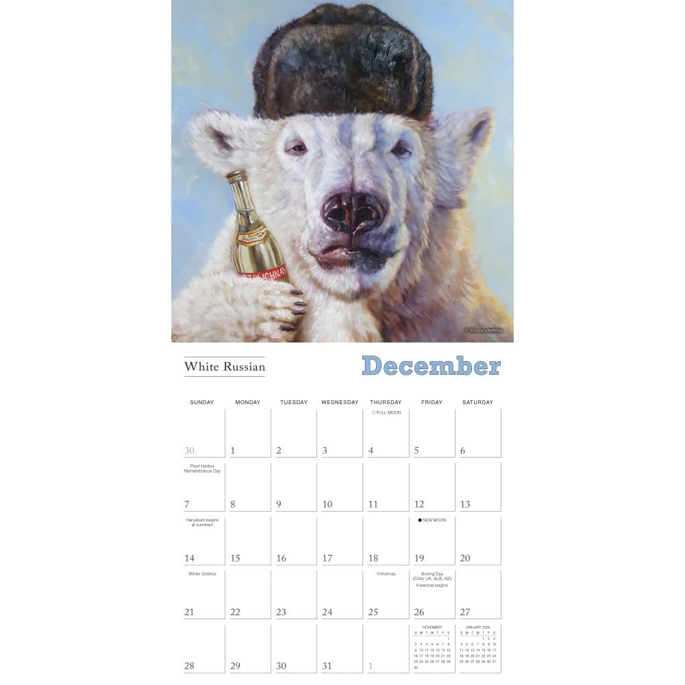 Furociously Funny by Lucia Herffernan 2025 Wall Calendar Third Alternate Image width=&quot;1000&quot; height=&quot;1000&quot;