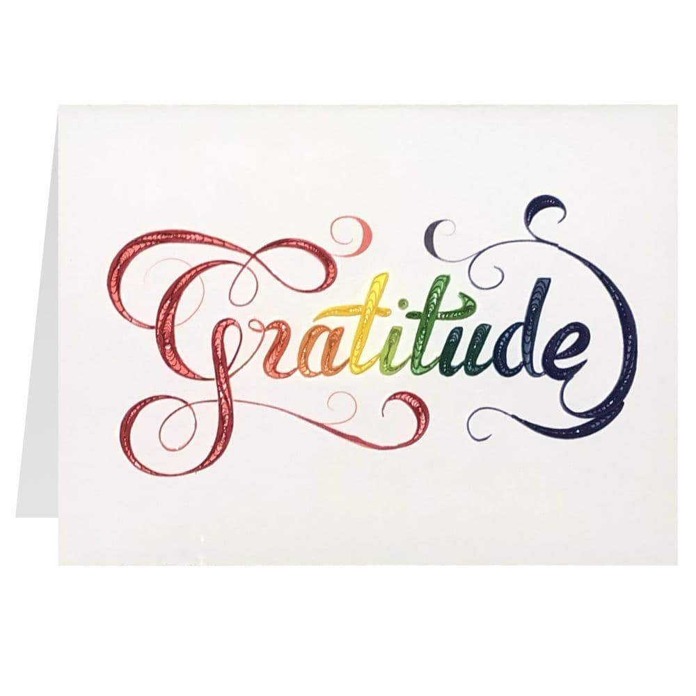 Gratitude Quilling Thank You Card Fifth Alternate Image width=&quot;1000&quot; height=&quot;1000&quot;