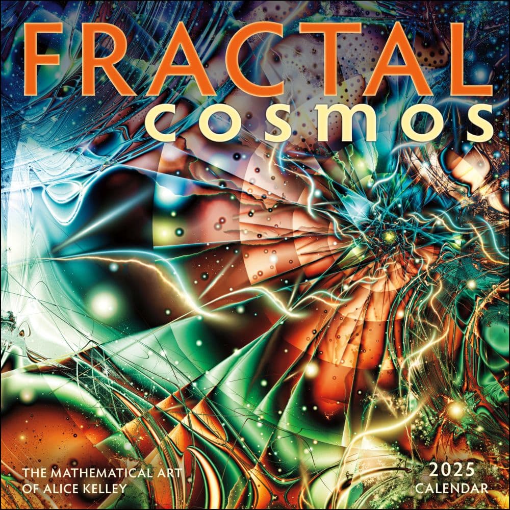 Fractal Cosmos 2025 Wall Calendar Main Product Image width=&quot;1000&quot; height=&quot;1000&quot;