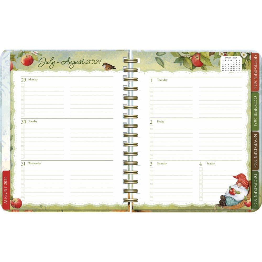 Gnome Sweet Gnome by Susan Winget 2025 Deluxe Planner Second Alternate Image width=&quot;1000&quot; height=&quot;1000&quot;