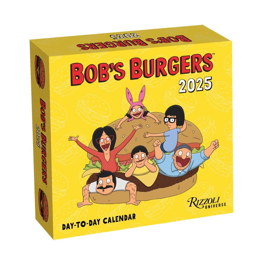 Bobs Burgers 2025 Desk Calendar Main Product Image width=&quot;1000&quot; height=&quot;1000&quot;