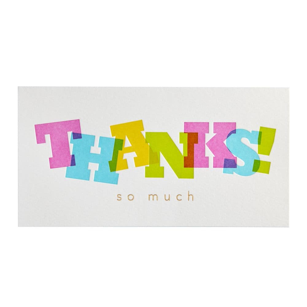 Monarch Layered Letters Thank You Card First Alternate Image width=&quot;1000&quot; height=&quot;1000&quot;