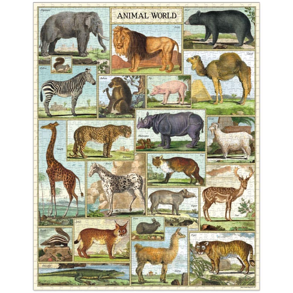 Animal World 1000pc Puzzle Alt1