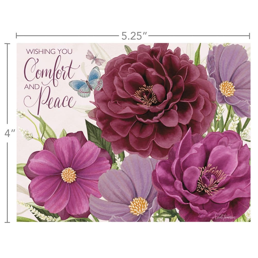 Midnight Garden Sympathy Assorted Boxed Note Cards alt7