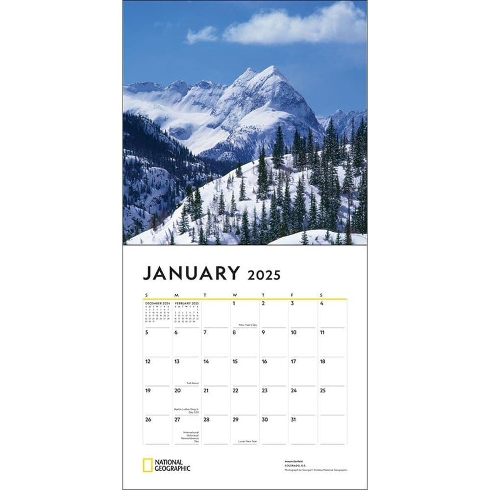 American Landscapes National Geographic 2025 Wall Calendar Second Alternate Image width=&quot;1000&quot; height=&quot;1000&quot;