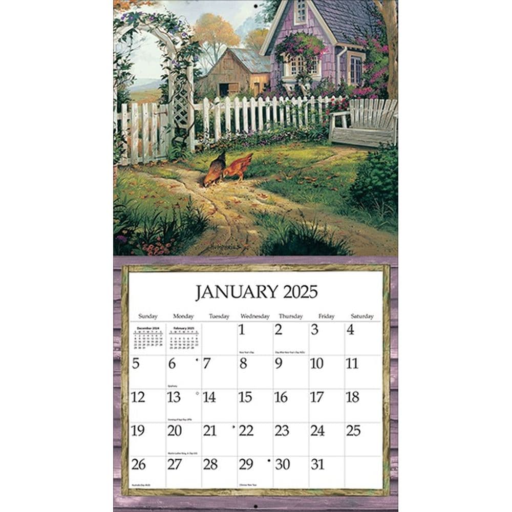Simple Country by Michael Humphries 2025 Wall Calendar Second Alternate Image width=&quot;1000&quot; height=&quot;1000&quot;