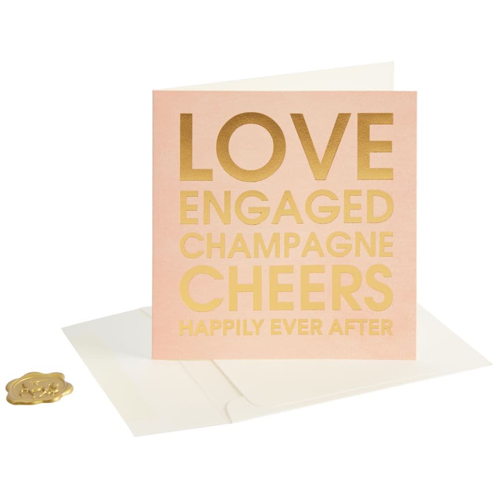 Stacked Words Engagement Card Seventh Alternate Image width=&quot;1000&quot; height=&quot;1000&quot;