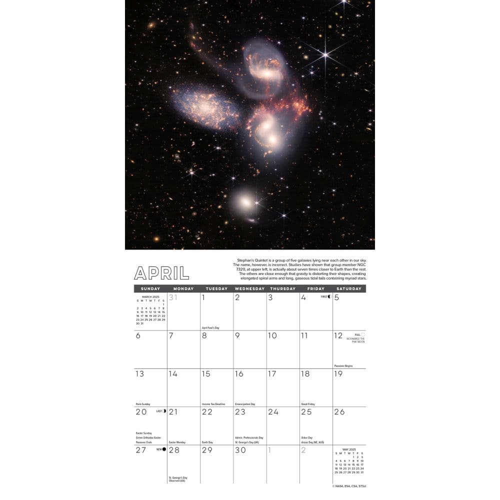 Astronomy 2025 Mini Wall Calendar Second Alternate Image width=&quot;1000&quot; height=&quot;1000&quot;