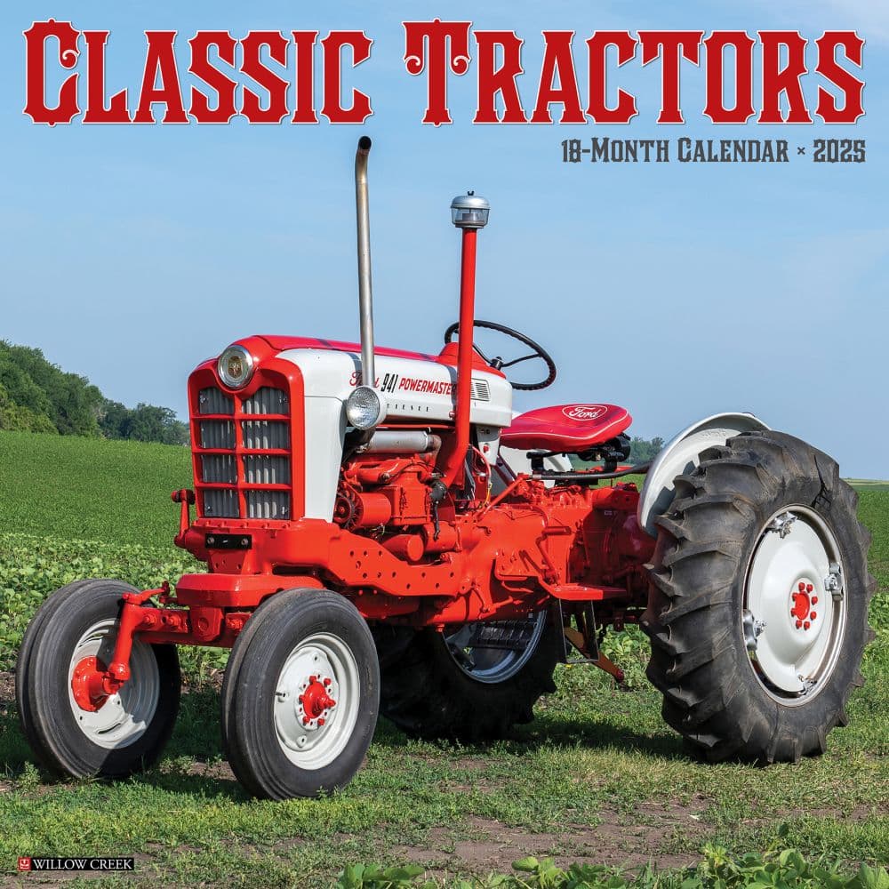 Classic Tractors 2025 Wall Calendar Main Product Image width=&quot;1000&quot; height=&quot;1000&quot;