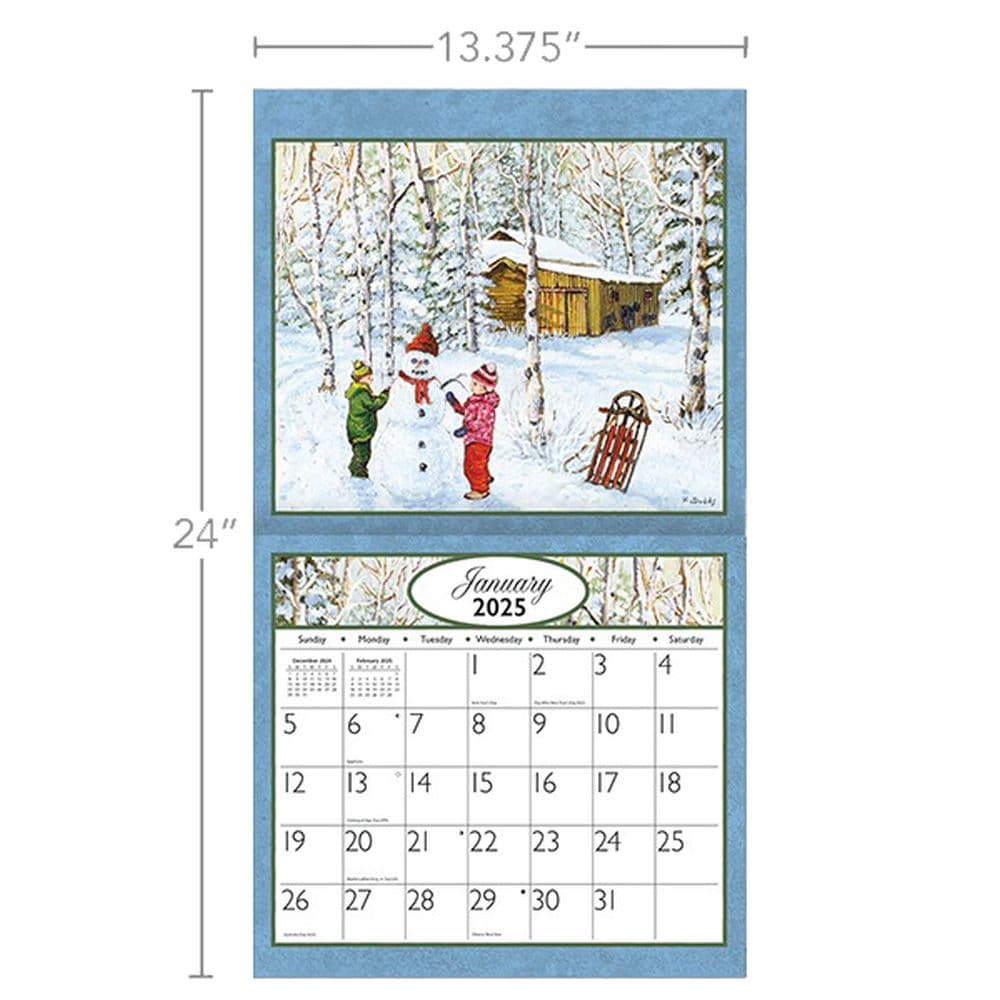 Journey Home by Kevin Dodds 2025 Wall Calendar Third  Alternate Image width=&quot;1000&quot; height=&quot;1000&quot;