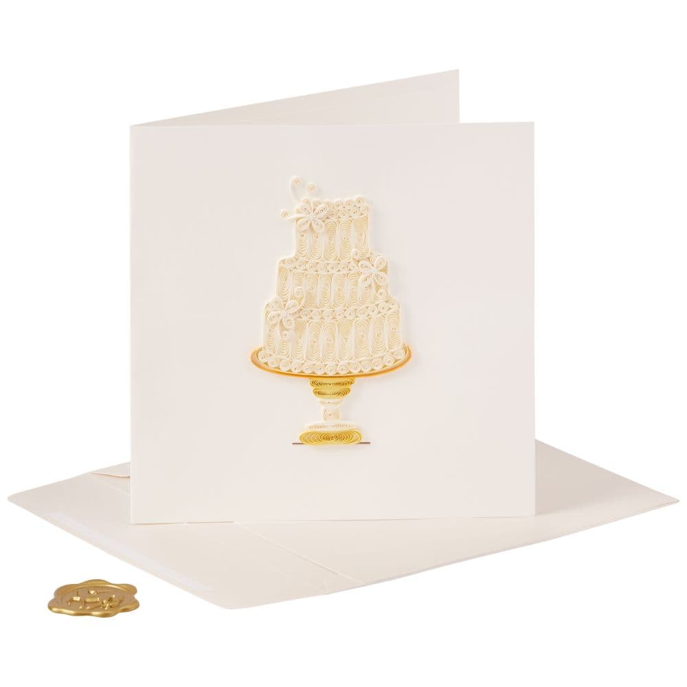 Cake Quilling Wedding Card Sixth Alternate Image width=&quot;1000&quot; height=&quot;1000&quot;