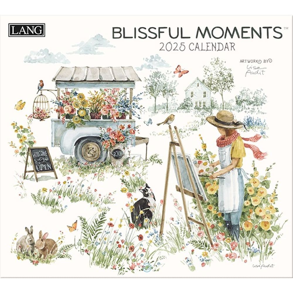 Blissful Moments by Lisa Audit 2025 Wall Calendar Main Product Image width=&quot;1000&quot; height=&quot;1000&quot;