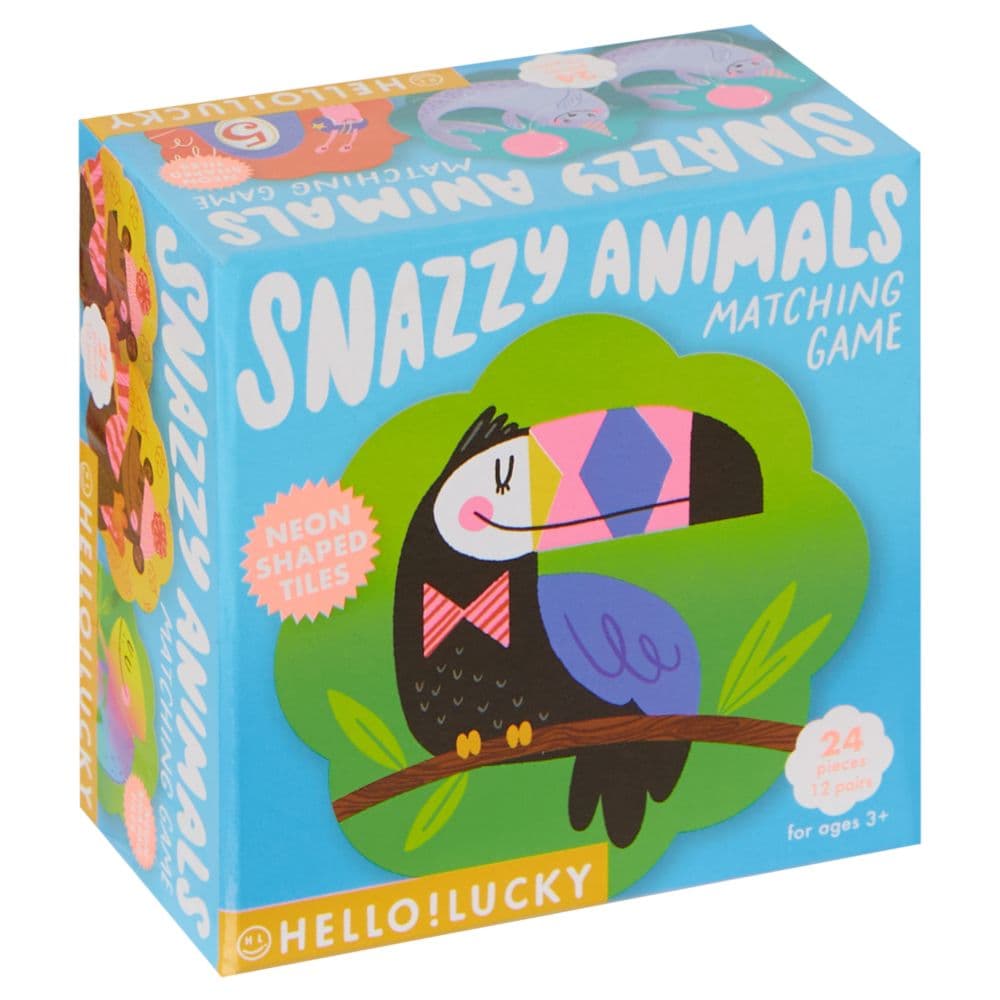 Hello Lucky Snazzy Animals Matching Game Main Image