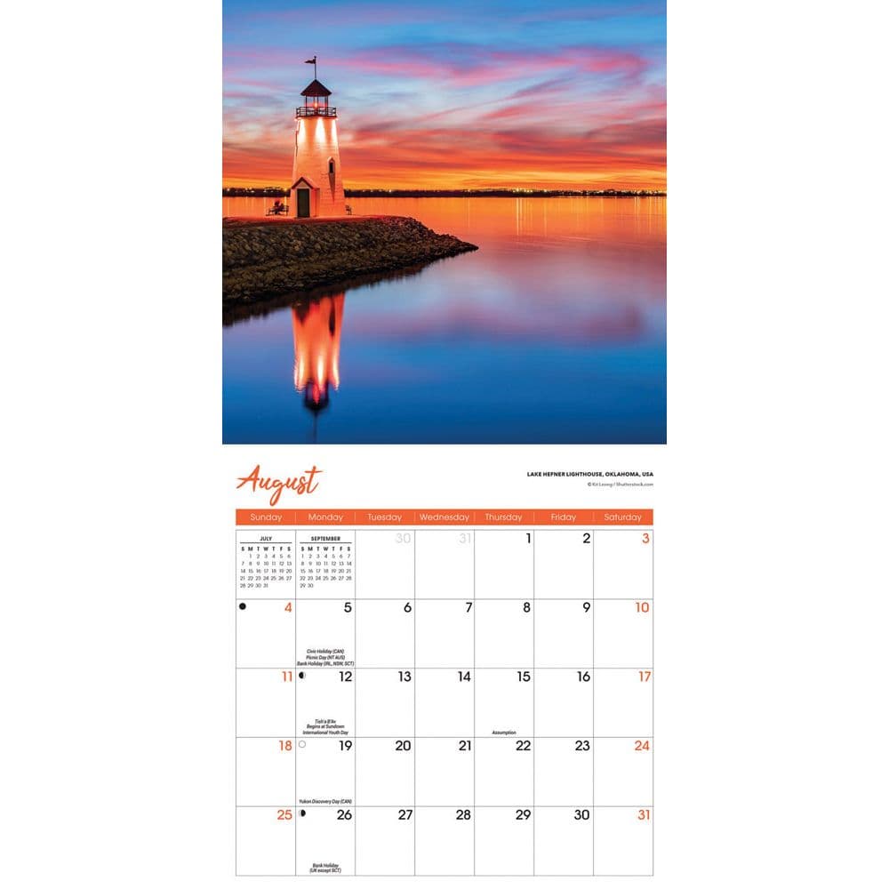 Sunsets 2024 Mini Wall Calendar Alternate Image 3