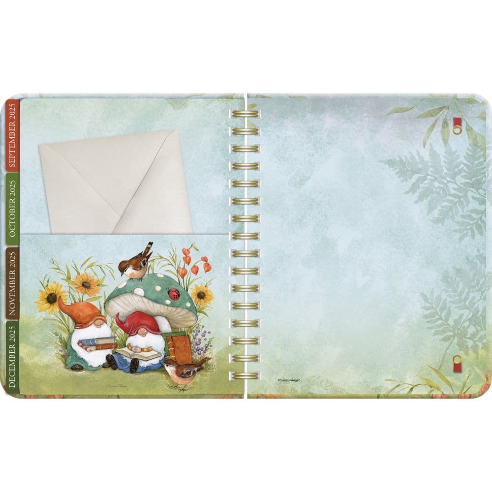 Gnome Sweet Gnome by Susan Winget 2025 Deluxe Planner Fifth Alternate Image width=&quot;1000&quot; height=&quot;1000&quot;