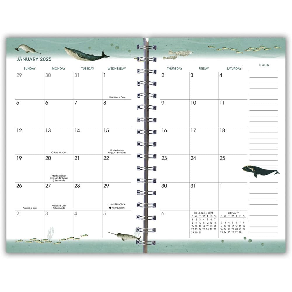 Whimsical Whales 2025 Planner Fourth Alternate Image width=&quot;1000&quot; height=&quot;1000&quot;