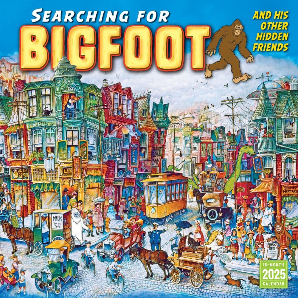 Searching For Bigfoot 2025 Wall Calendar Main Product Image width=&quot;1000&quot; height=&quot;1000&quot;