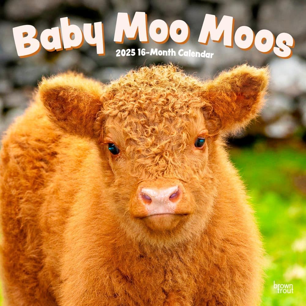 image Baby Moo Moos 2025 Wall Calendar Main Image