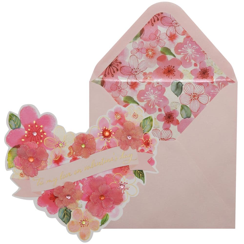 Watercolor Heart Valentine&#39;s Day Card Main Product Image width=&quot;1000&quot; height=&quot;1000&quot;