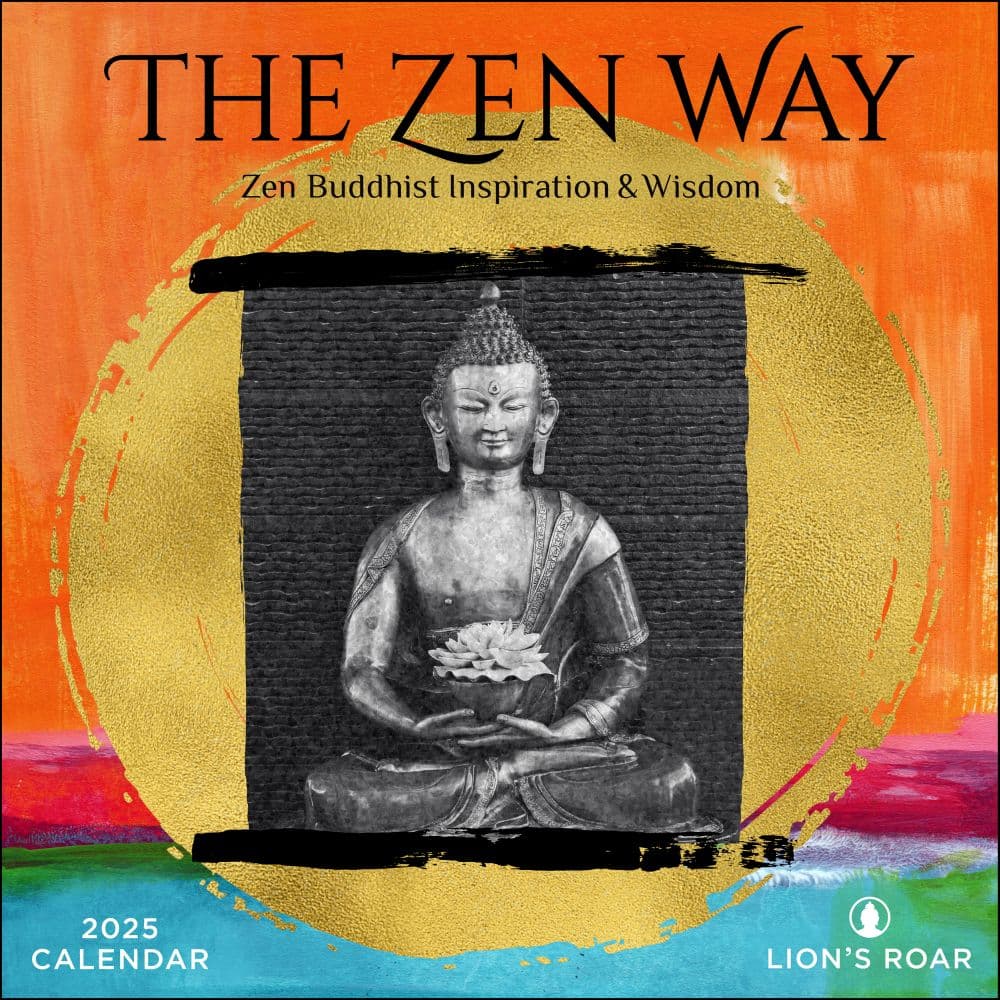 Zen Way Buddhist 2025 Wall Calendar Main Product Image width=&quot;1000&quot; height=&quot;1000&quot;