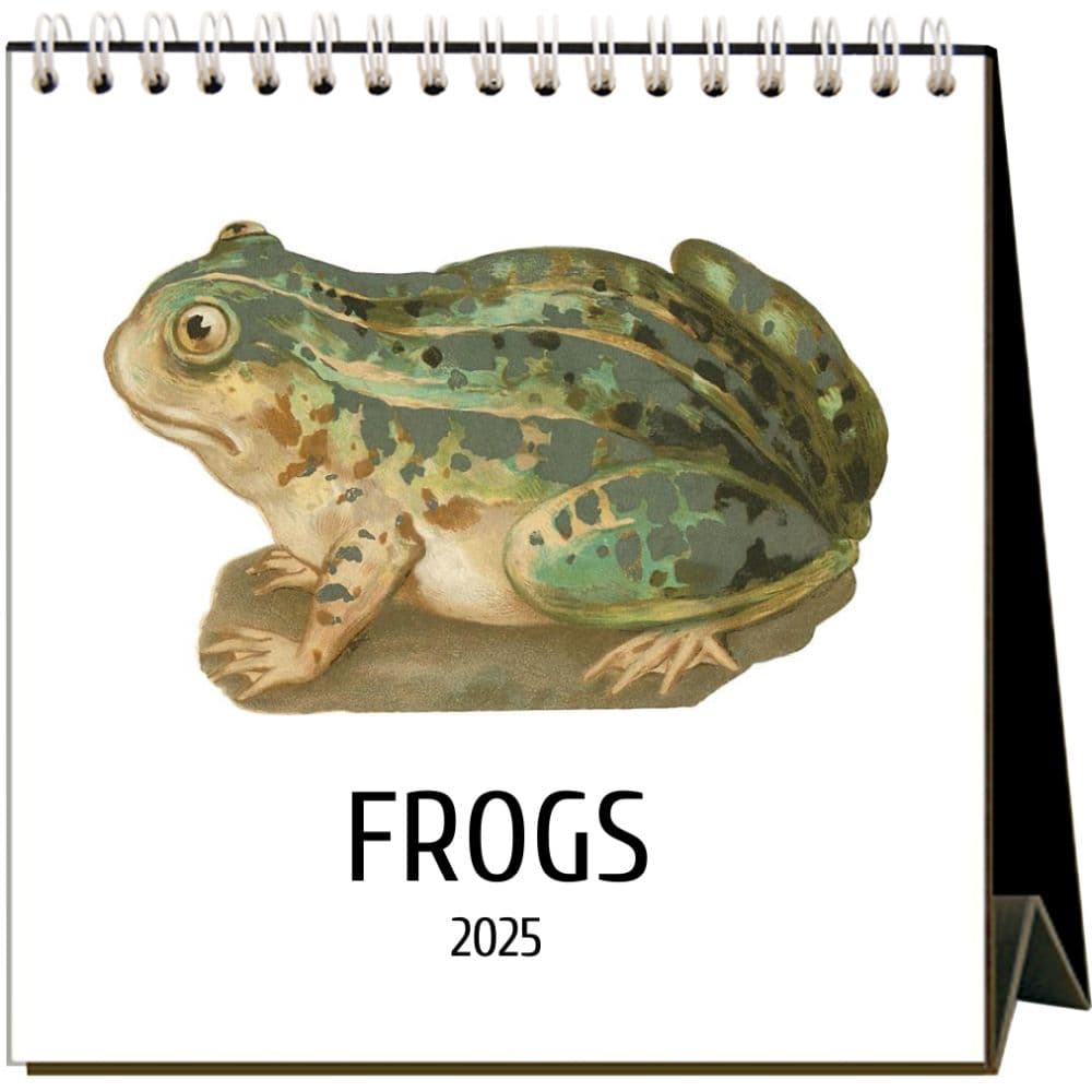 image Frogs 2025 Easel Desk Calendar Main Image