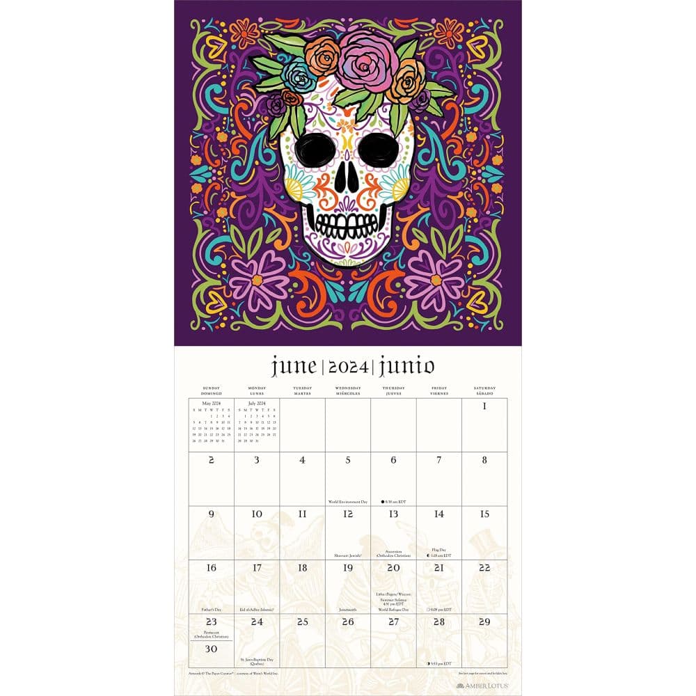 Day of the Dead 2024 Wall Calendar Third Alternate Image width=&quot;1000&quot; height=&quot;1000&quot;