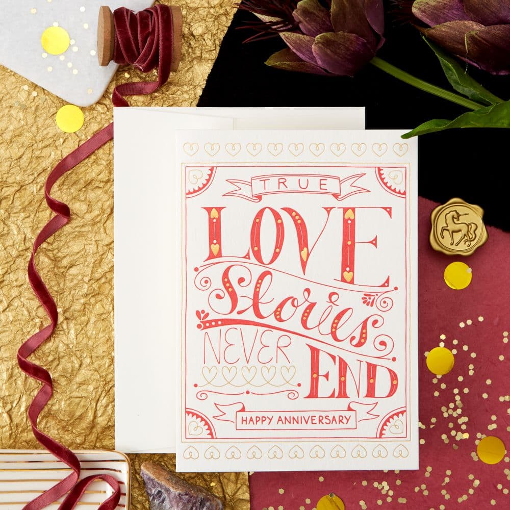 True Love Stories Anniversary Card Eighth Alternate Image width=&quot;1000&quot; height=&quot;1000&quot;