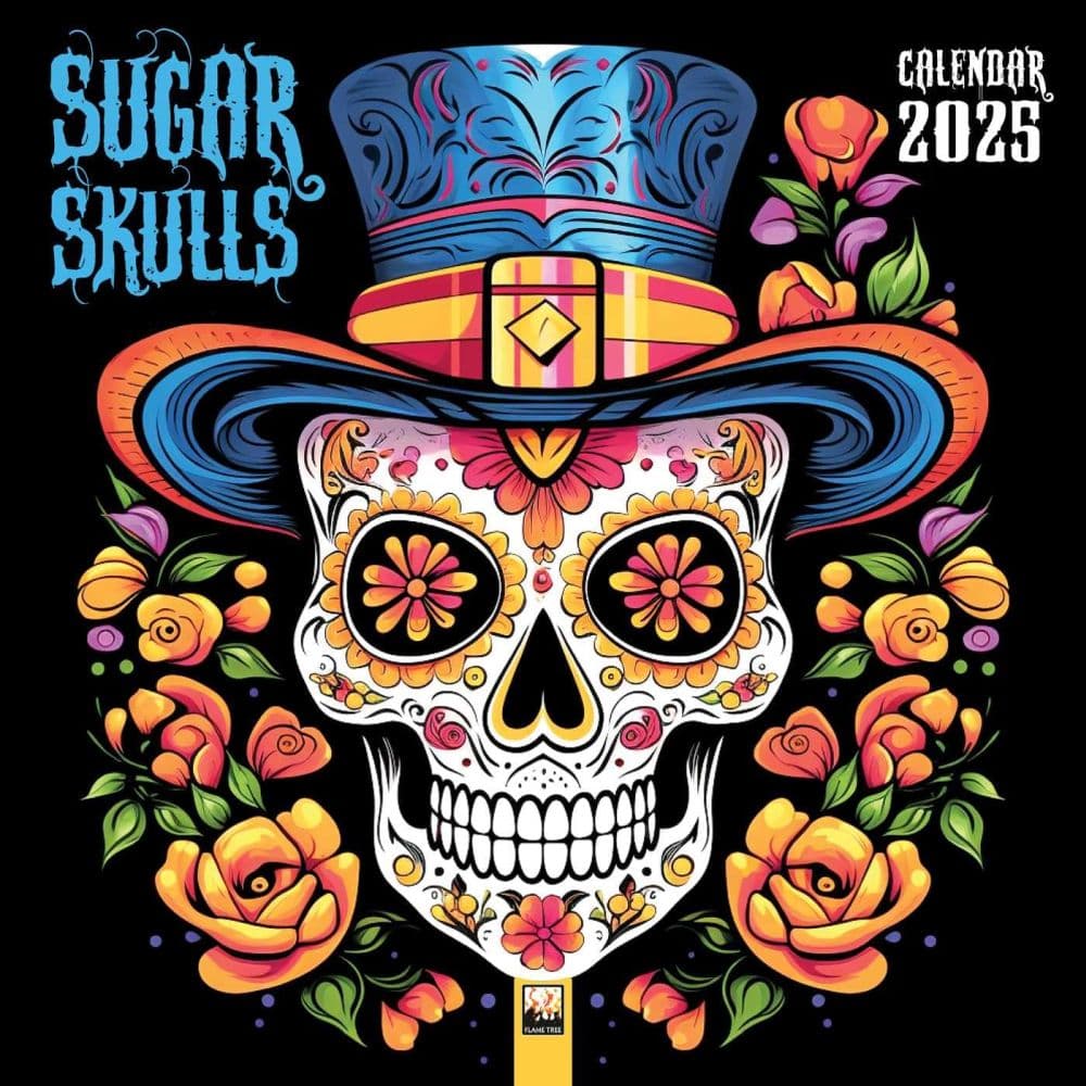 Sugar Skulls 2025 Wall Calendar Main Product Image width=&quot;1000&quot; height=&quot;1000&quot;