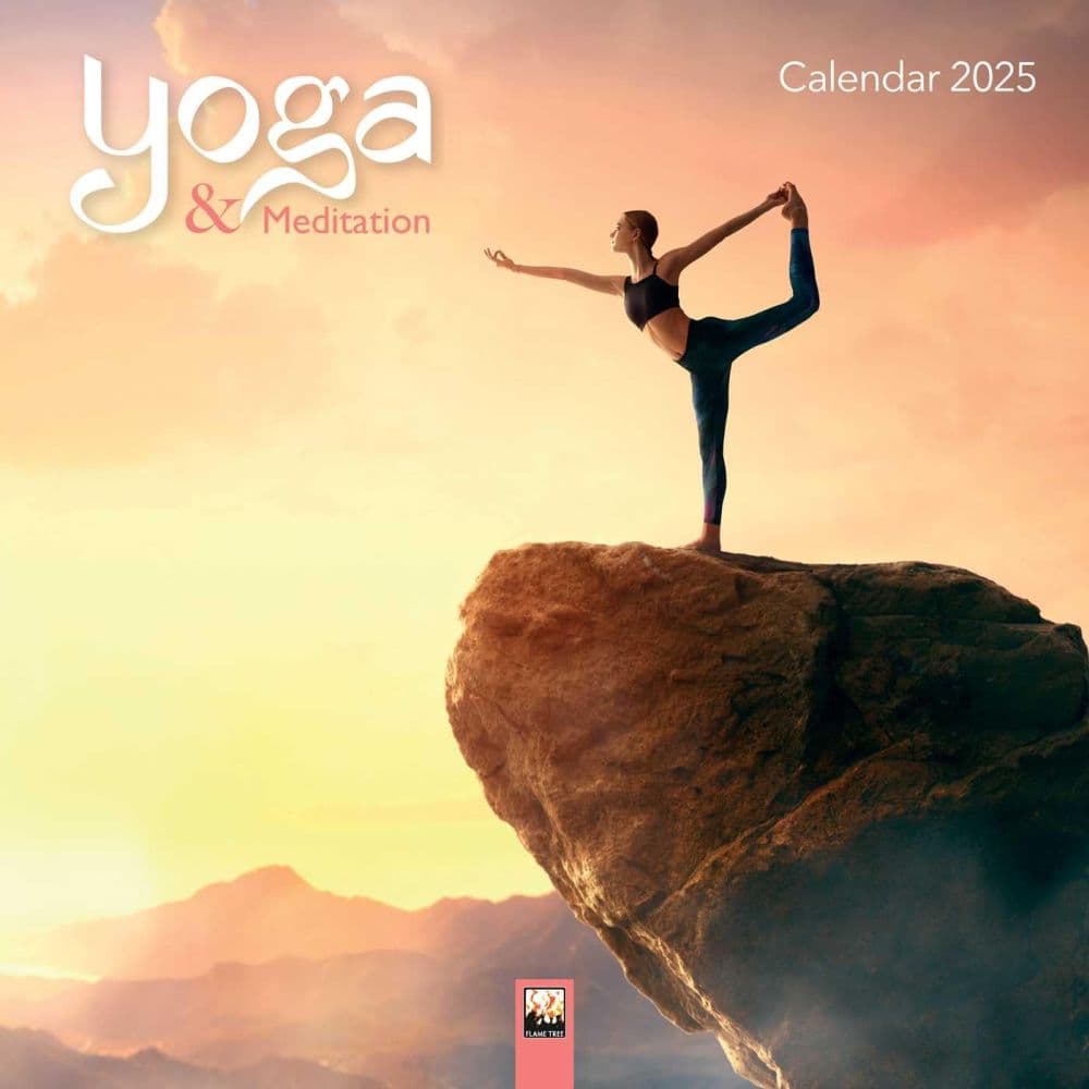 Yoga and Meditation 2025 Wall Calendar Main Product Image width=&quot;1000&quot; height=&quot;1000&quot;