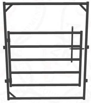 Thumbnail of the 2W Heavy Duty Gate In Frame (500 Series) - 6ft. 6 Rail, 72"