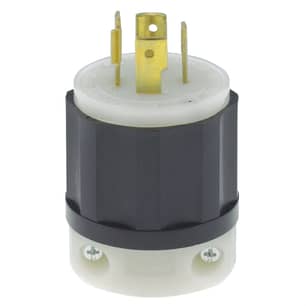 Thumbnail of the Locking Plug 20A 125/250 Volt 3P 4W Grounding in Black and White
