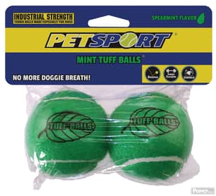 Thumbnail of the Petsport Tuff Ball 2.5" 2 pack Green