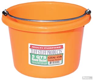 Thumbnail of the Tuff Stuff Products™ 5 Quart Round Bucket - Orange