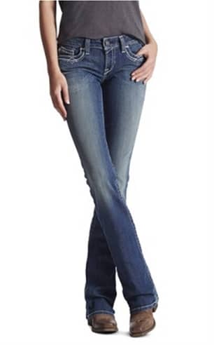 Thumbnail of the Ariat® Women's R.E.A.L. Mid Rise Stretch Entwined Boot Cut Jeans