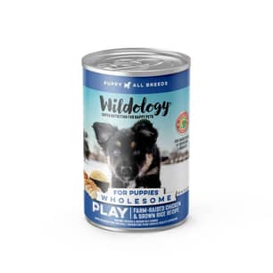 Thumbnail of the Wildology® Play Chicken Rice Wet Puppy Food Can 12.8oz