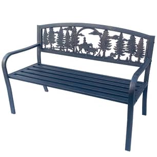 Thumbnail of the Steel Garden Bench- Horse and Rider