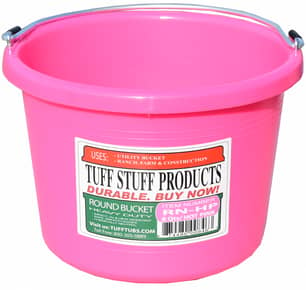 Thumbnail of the Tuff Stuff Products™ 8 Quart Plastic Bucket Hot Pink