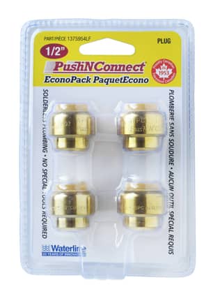 Thumbnail of the Push N' Connect 1/2" Test Caps 4 Pack