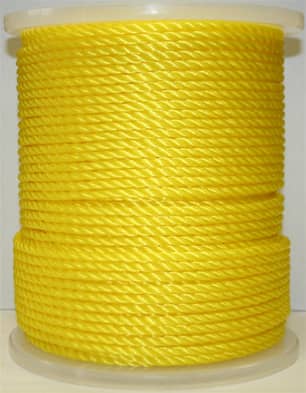 Thumbnail of the Richelieu Yellow Twisted Polypropylene Rope 3/8" x 600' - Sold by the foot
