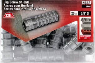 Thumbnail of the Cobra 244M Lag Screw Shields 3/8"S x 20