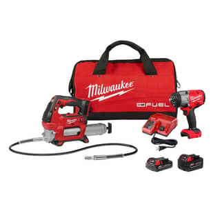 Thumbnail of the Milwaukee® M18™ FUEL 1/2" High Torque Impact Wrench w/Friction Ring and Grease Gun Combo Kit