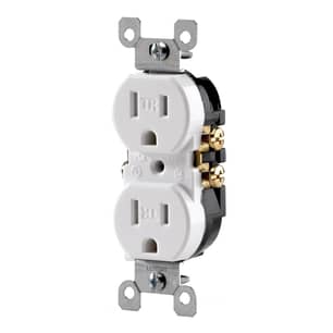 Thumbnail of the Duplex Tamper Resistant Receptacle 15A 125V in White