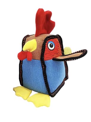 Thumbnail of the Happy Tails® Loonies™ Farm Rooster Dog Toy
